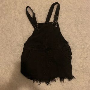 FP Distressed Overall Dress